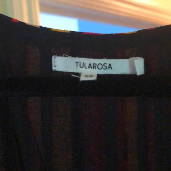 Tularosa Henrietta Rainbow Stripe Top Blouse - Picture 5 of 9